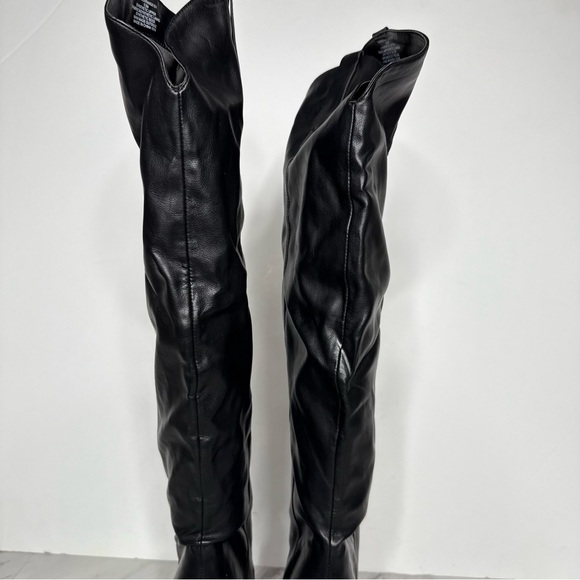 Steve Madden Ranger Black Pointed Toe Western Tall Boot 6 1/2 M - Picture 5 of 16